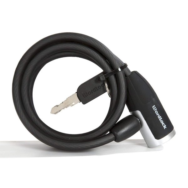 Wordlock CL581BK WLX Series 8mm Matchkey Cable Lock (Black)