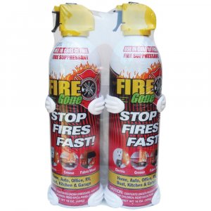 Fire Gone 2FG7209 Fire Suppressants with Bracket, 2 pk