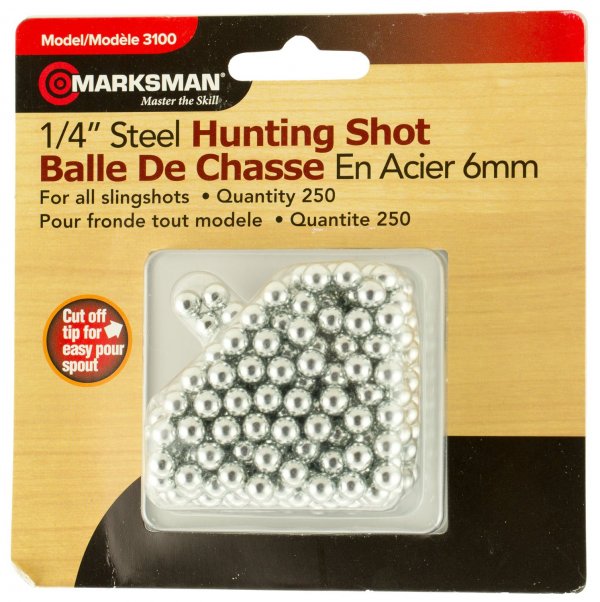 Beeman 3100B 1/4 Steel Shot BBs (250 Count)