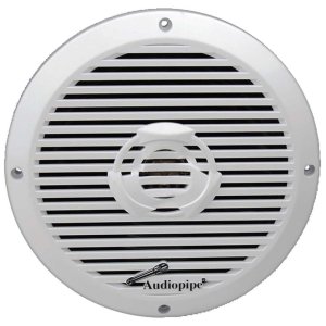 Audiopipe APSW8032 8" 350 Watt 2 Way Coaxial Marine Speaker White