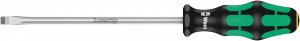 Wera 05007640001 Kraftform Plus 334 Slotted Screwdriver, Lasertip, 8mm Head, 7" Blade Length