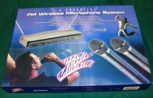 Nippon DM306 *GW3002* MICROPHONE DUAL WIRELESS WITH RECEIVER