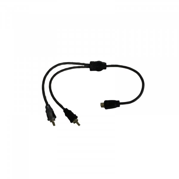 American Bass SQ1F2M 6" inch Gold Plated 1 Female 2 Male Y Cable