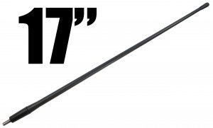 VOTEX - 17 Inch All-Terrain Flexible Rubber Antenna is Compatible with Sangean Radio - Spring Steel Internal Core