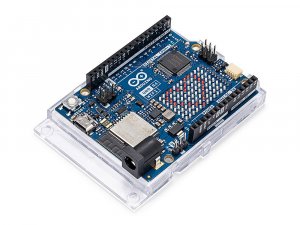 Arduino UNO R4 WiFi [ABX00087] - Renesas RA4M1 + ESP32-S3, Wi-Fi, Bluetooth, USB-C, CAN, 12-bit DAC, OP AMP, Qwiic Connector, 12x8 LED Matrix for Advanced IoT & Embedded Projects