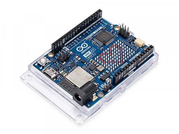Arduino UNO R4 WiFi [ABX00087] - Renesas RA4M1 + ESP32-S3, Wi-Fi, Bluetooth, USB-C, CAN, 12-bit DAC, OP AMP, Qwiic Connector, 12x8 LED Matrix for Advanced IoT & Embedded Projects