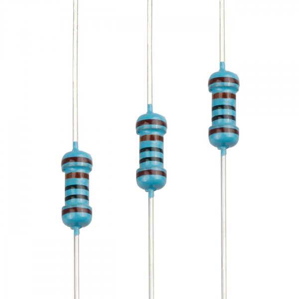 EDGELEC 100pcs 1K ohm Resistor 1/4w (0.25 Watt) ±1% Tolerance Metal Film Fixed Resistor, Multiple Values of Resistance Optional