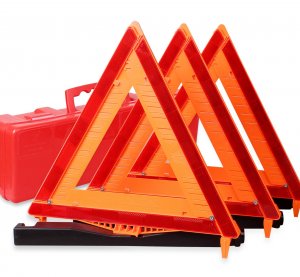 CARTMAN 3PK DOT Approved Foldable Road Safety Warning Triangles