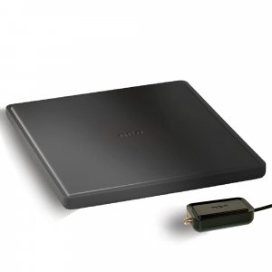 RCA ANT1450BE Multidirectional Amplified Indoor Flat HDTV Antenna