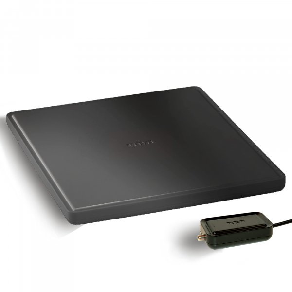 RCA ANT1450BE Multidirectional Amplified Indoor Flat HDTV Antenna