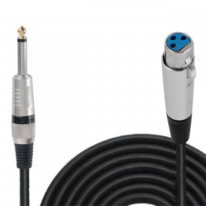 Pyle Pro PPMJL30 Mic Cable 30' 1/4" Phone Plug To Xlr Female