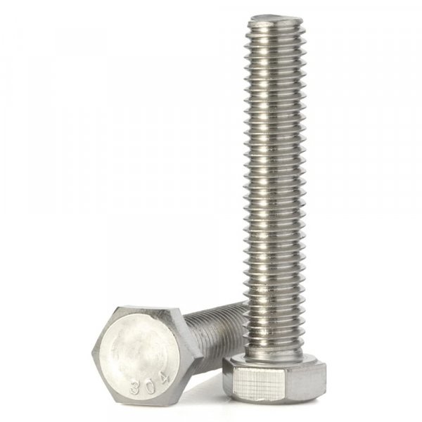 MewuDecor 1/4-20 x 2 Hex Head Cap Screws Hexagon Bolts, External Hex Drive, Stainless Steel 304, UNC Coarse Thread Fully Threaded, Quantity 25