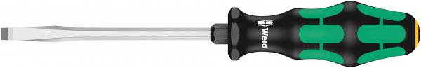 Wera 05007674001 Kraftform Plus 334 SK Slotted Screwdriver, Lasertip, 6.5mm Head, 5" Blade Length