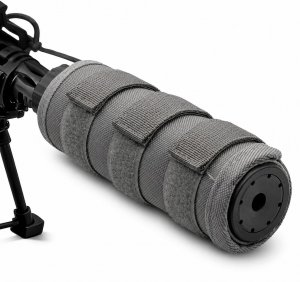 AVIVA Sports 6 Inch Suppressor Cover (5|6|7|8|9| Inch) 2912°F Rated Fiberglass Inner Sleeve + Fireproof Cotton Outer Wrap | Heat Resistant Silencer Cover