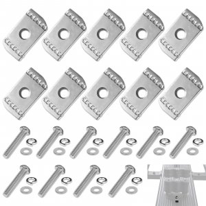 20pcs Screws Kit for Rhino-Rack Pioneer Rotopax, M6 304 Stainless Steel Machine Screws for Rhino Rack Pioneer Rotopax Screws Nut Kit Machine Screws Accessories for Car Bracket 43203 (25mm)
