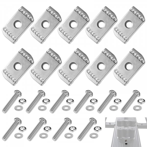 20pcs Screws Kit for Rhino-Rack Pioneer Rotopax, M6 304 Stainless Steel Machine Screws for Rhino Rack Pioneer Rotopax Screws Nut Kit Machine Screws Accessories for Car Bracket 43203 (25mm)