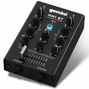 Gemini MM1BT MM1BT 2-Channel DJ Mixer with Bluetooth® Input