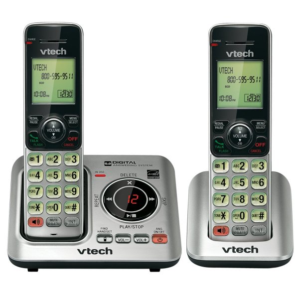 VTech VTCS6629-2 DECT 6.0 Expandable Speakerphone w/Caller ID (2-Handset System)