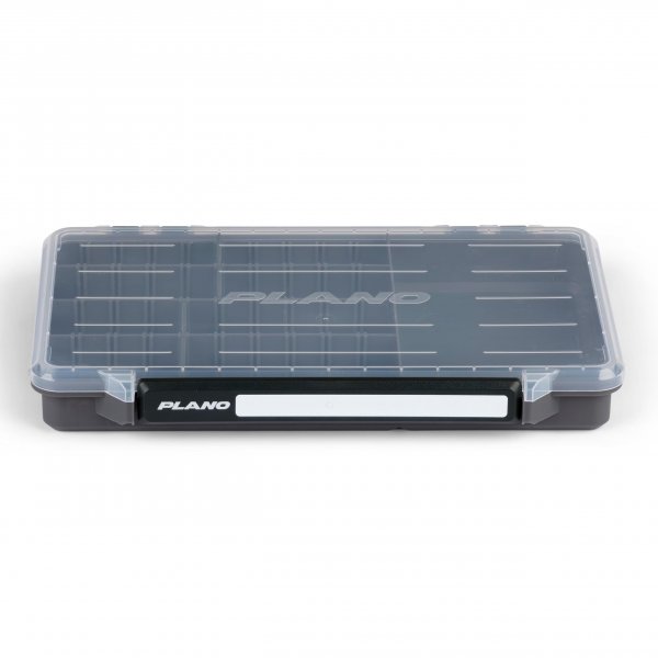 Plano StowAway 3700 50/50 Split Stow Tackle Box, with Corrosion-Preventive Rustricor, Single Latch Design, Transparent DuraView Lid, Stackable Storage for Fishing Bait, Lures and Gear