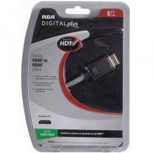 RCA DH6HHE Digital Plus HDMI Cable (6ft)