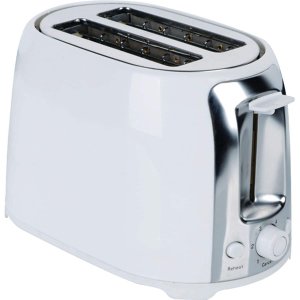 BRENTWOOD TS-292W 2-Slice Cooltouch Toaster (White)