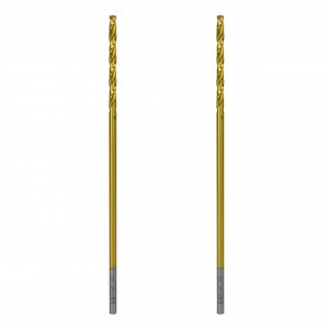 Greycore Tools 5/32 Inch x 6 Inch Cobalt Aircraft Extension Bit – 2 Pack M35 Cobalt Drill Bit, Industrial Titanium Coating – Drill Bits for Steel, Hard Metal, Cast Iron, Wood, Plastic (5/32" x 6")