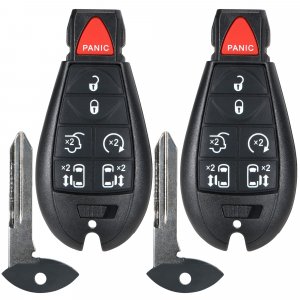 Keyless Remote Smart Key Fob Replacement Fit for Chrysler Town and Country 2008-2016, Dodge Grand Caravan 2008-2020, M3N5WY783X, IYZ-C01C Part # 267F-5WY783X 2701A-C01C