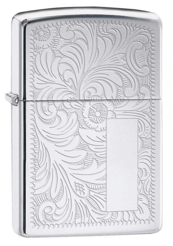 Zippo 352 Windproof Lighter Venetian, High Polish Chrome
