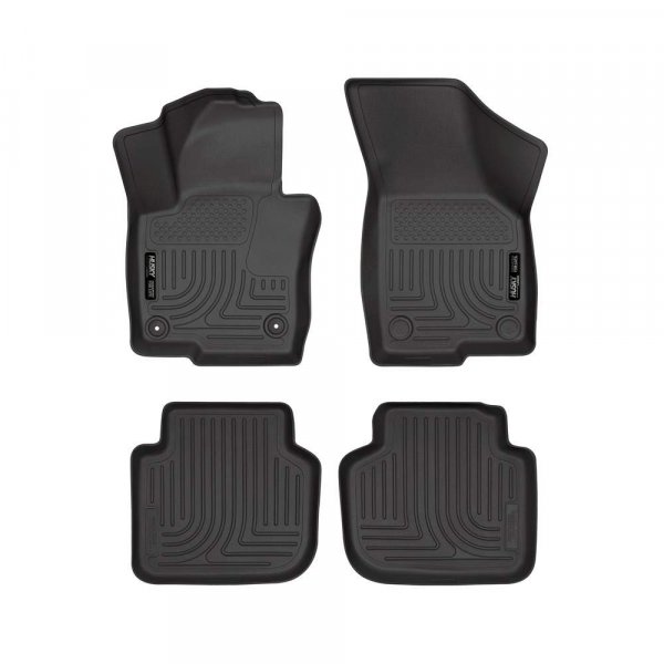 Husky 98681 Front/2nd Seat Floor Liners For Volkswagen Passat '12-'19