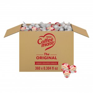 Nestle Coffee mate Coffee Creamer, Original, Liquid Creamer Singles, Non Dairy, No Refrigeration, 0.375 fl oz Tubs (Pack of 360)