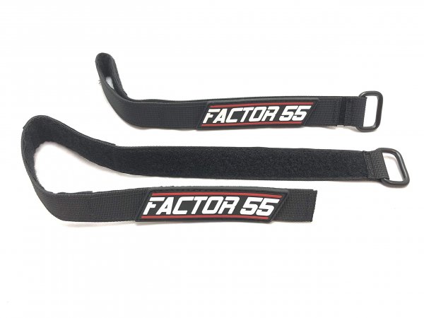 Factor 55 Strap Wrap for Storing and Securing Gear, 1" Width x 20" Length - Pack of 2
