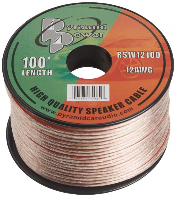 Pyramid RSW12100 100' foot 12 Gauge Speaker Wire