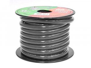 Pyramid RPB425 25' 4 Gauge Black Ground Wire