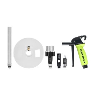 Flexzilla AG1200FZKIT Ergonomic 6 Piece Green X3 Blow Gun Kit | Regulates Air Volume | Ergonomically Superior Gun Body | Easy Storage
