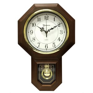 Timekeeper 180WAGM 17In Wood Pendulum Clock