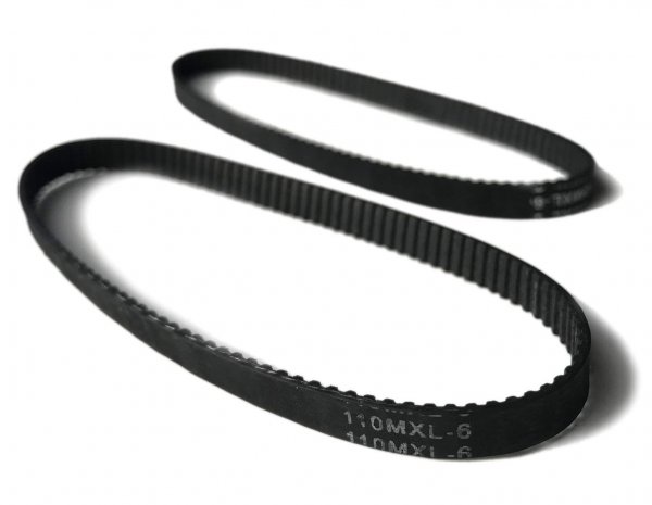 JOUNJIP Mini Saw Replacement Drive Belts - 110MXL-6 for TruePower 919, Drill Master and Other brand's Mini Miter Cut-Off Chop Saw (2 Pack)