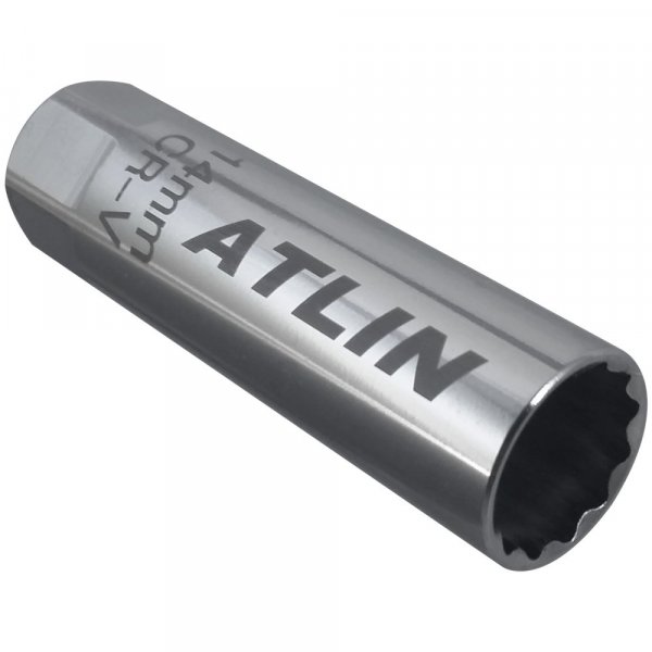 ATLIN 14mm Thin Wall Spark Plug Socket - Fits BMW, MINI, Nissan