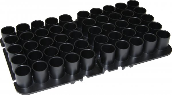 MTM ST1240 Shotshell Trays 50 Round 12 Gauge Fits Sf & Sd & S-100 Black