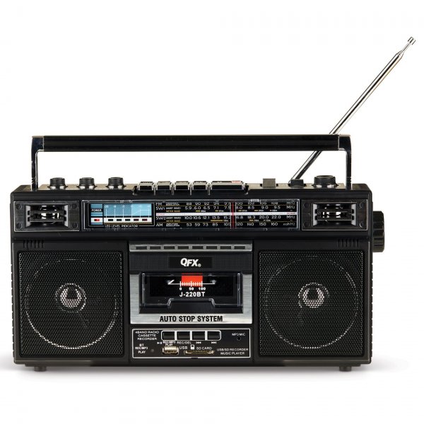 QFX J-220BT Radio/Cassette Radio