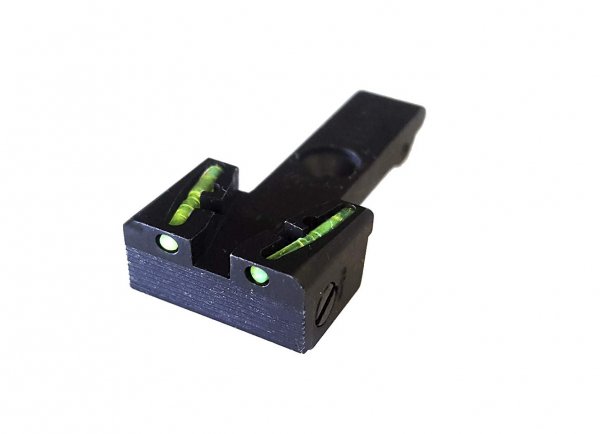 HIVIZ SWR11 Rear Sight for Smith & Wesson Revolvers – Adjustable Fiber Optic Rear Sight – Fits K, L, N, and X Frame Models