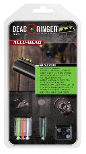 Dead Ringer Universal Shotgun Sight Accu-Bead, Low Profile, Easy Install
