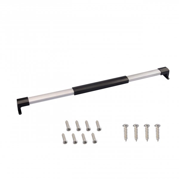RVGUARD RV Screen Door Cross Bar Handle Adjustable from 21-5/8 Inch to 28-5/8 Inch with Sturdy and Secure Non-Slip Grip