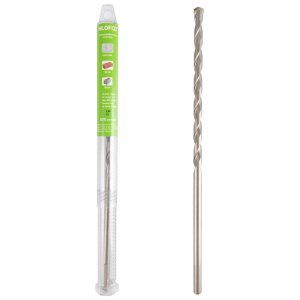 HLOFIZI 3/8" x 12" Masonry Drill Bits 3/8 inch Concrete Hammer Drill Bits Carbide Tipped, for Cement, Brick, Stone, 3-Flat Shank