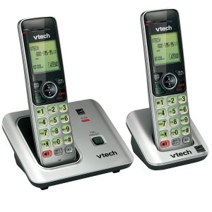 VTech VTCS6619-2 DECT 6.0 Expandable Speakerphone w/Caller ID (2-Handset System)