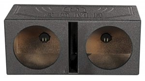 Qpower QBOMB10V QBOMB Dual 10" Woofer Box Ported
