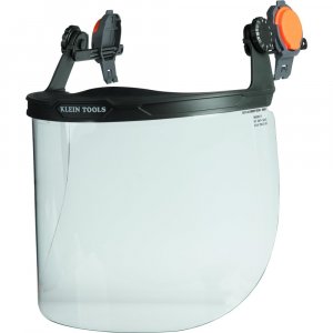 KLEIN TOOLS 60528 Full-Brim Hard Hat Face Shield, Clear, One Size