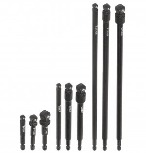 Titan 49089 Impact Wobble Socket Adapter Set  9 Piece Set