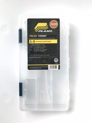 Plano Tackle Boxes,4 pack of 3500 Prolatch Stowaway Tackle Utility Boxes, Fishing Tackle Storage, blue