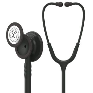 3M Littmann Classic III Monitoring Stethoscope, 5803, More Than 2X as Loud, Weighs Less, Stainless Steel Black-Finish Chestpiece, 27" Black Tube, Stem and Headset