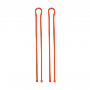 Nite Ize, Inc. GT32-31-2R3 Nite Ize Original Gear, Reusable Rubber, 32 Inch, 2-Pack, Bright Orange, Made in the USA Twist Tie, 32"-2 Pack